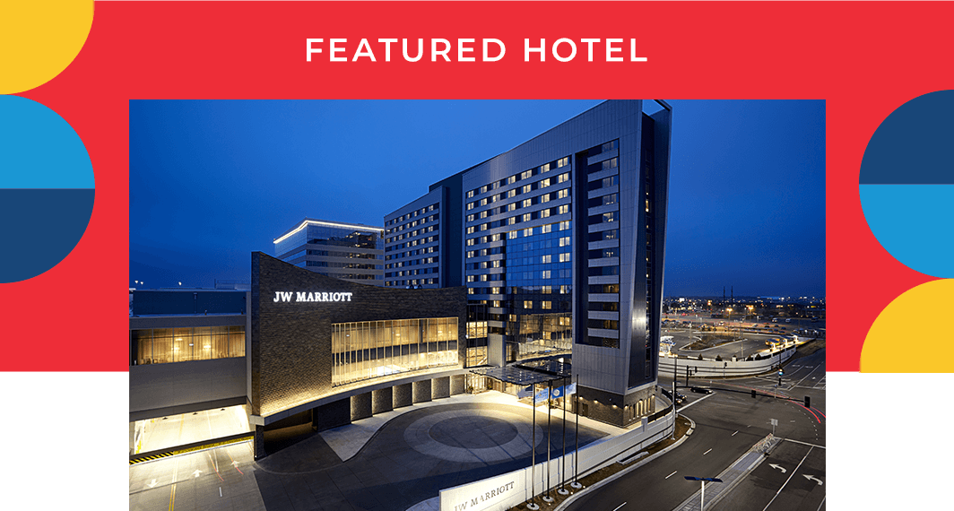 Featured Hotel - The JW Marriot in Minneapolis.