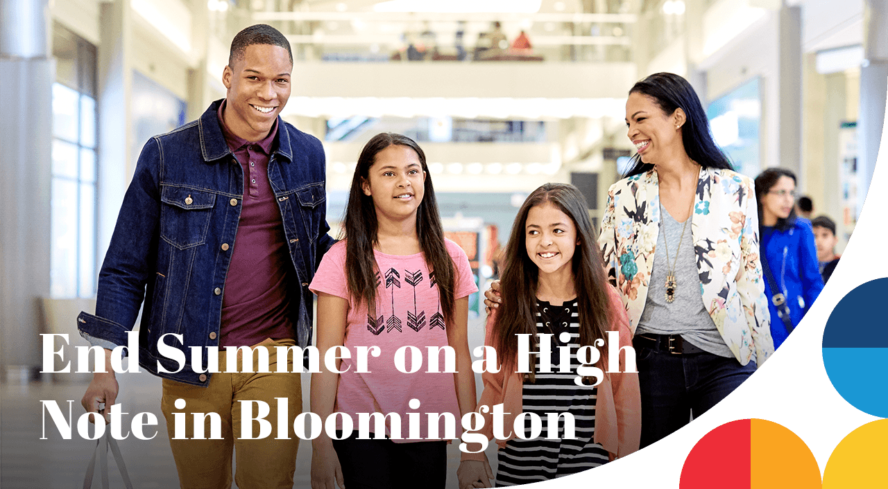 End Summer on a High Note in Bloomington - A family walking through the Mall of America®